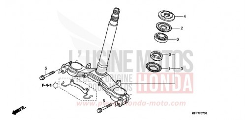 STEERING STEM XL700VA9 de 2009